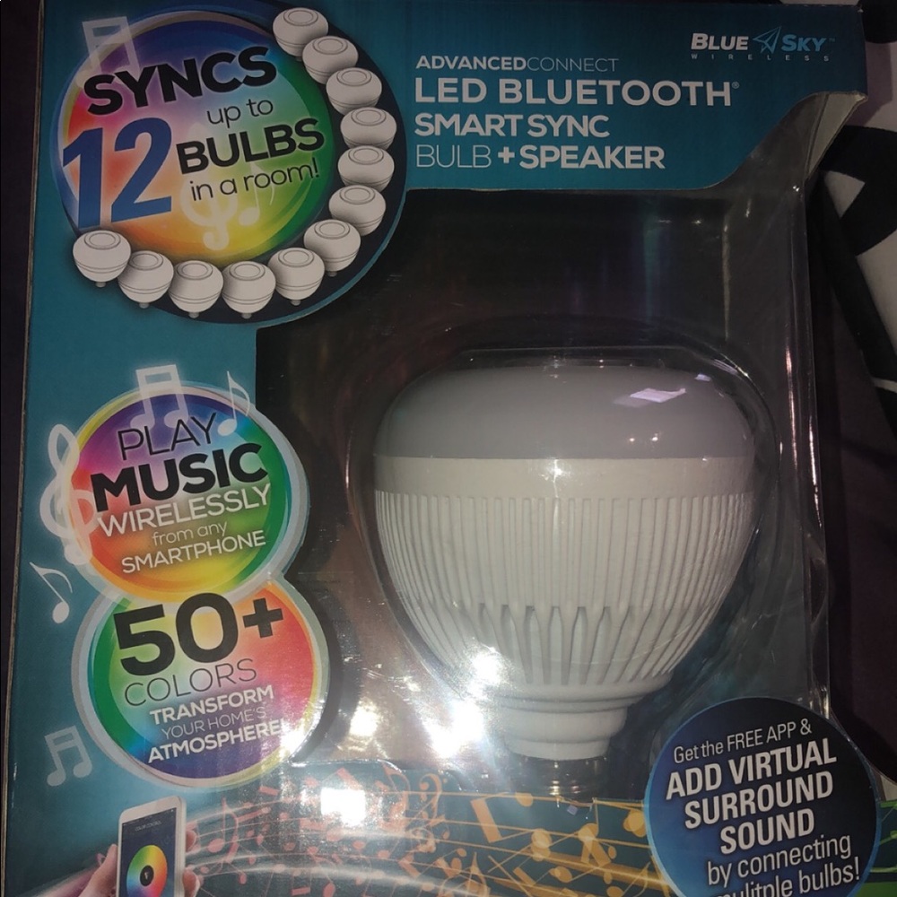 LED Bluetooth lightbulb